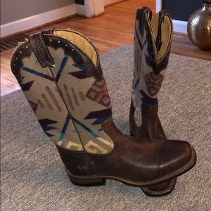 Never Worn Real Leather Cowboy Boots
